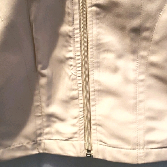 LINE UP TAN ZIP FRONT POLYESTER VEST SZ L - Picture 6 of 8